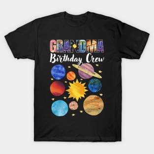 Grandma Birthday Crew T-Shirt